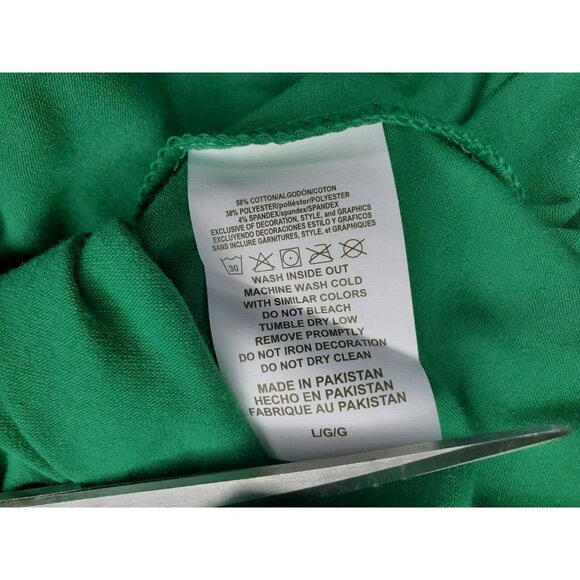 Loose Large Green Boston Red Sox B Logo Heat Gear T Shirt - Picture 9 of 11